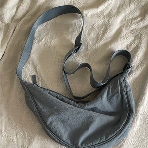 Unisex Uniqlo Blue Nylon Bag